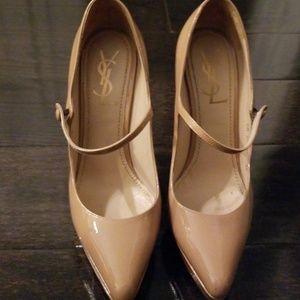 Ysl tan shoes